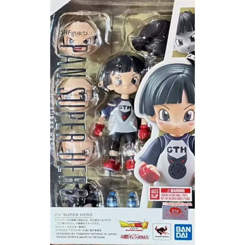 Bandai Dragon Ball Action Figure SHF Pan Super Hero Ultieme Gohan Vegeta Super Hero Goku Piccolo Anime Figuren Speelgoed Jongens Gift
