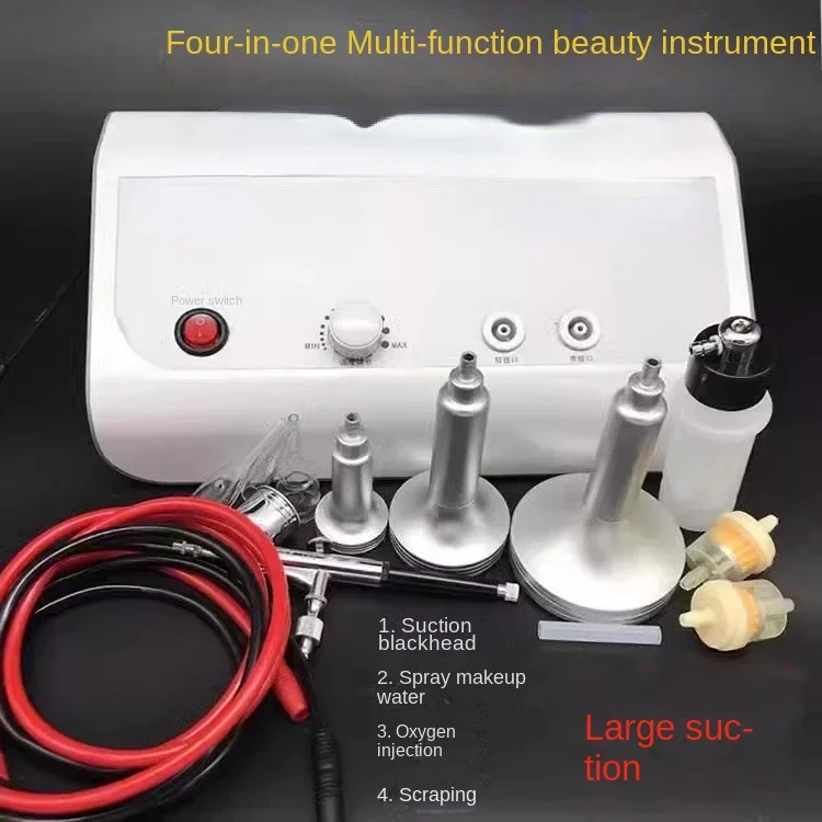 

Blackhead suction tool, facial oil and pore cleaning device, oxygen injection device, beauty salon equipment