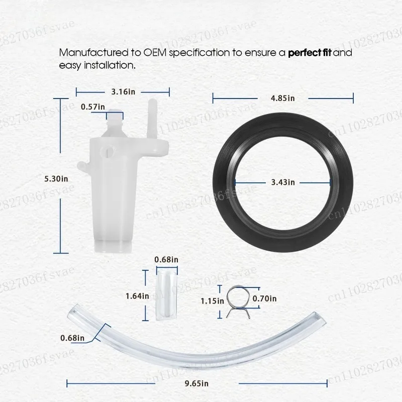 

34122 RV Vacuum Breaker Kit for Thetford Style Toilets Water Valve Replacement