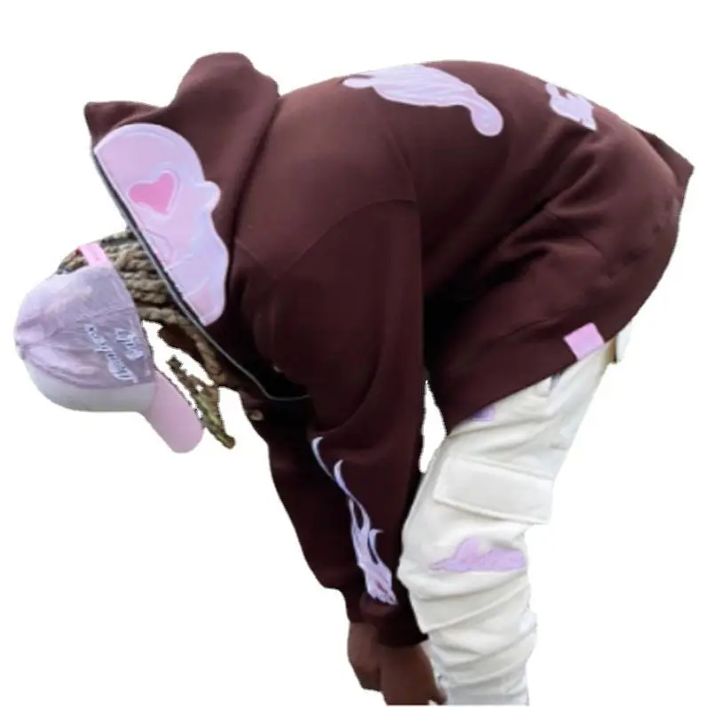 

Спортивная куртка-худи на молнии в стиле стритвир с полной защитой лица, готический дизайн, услуга индивидуального изготовления с изображением герба