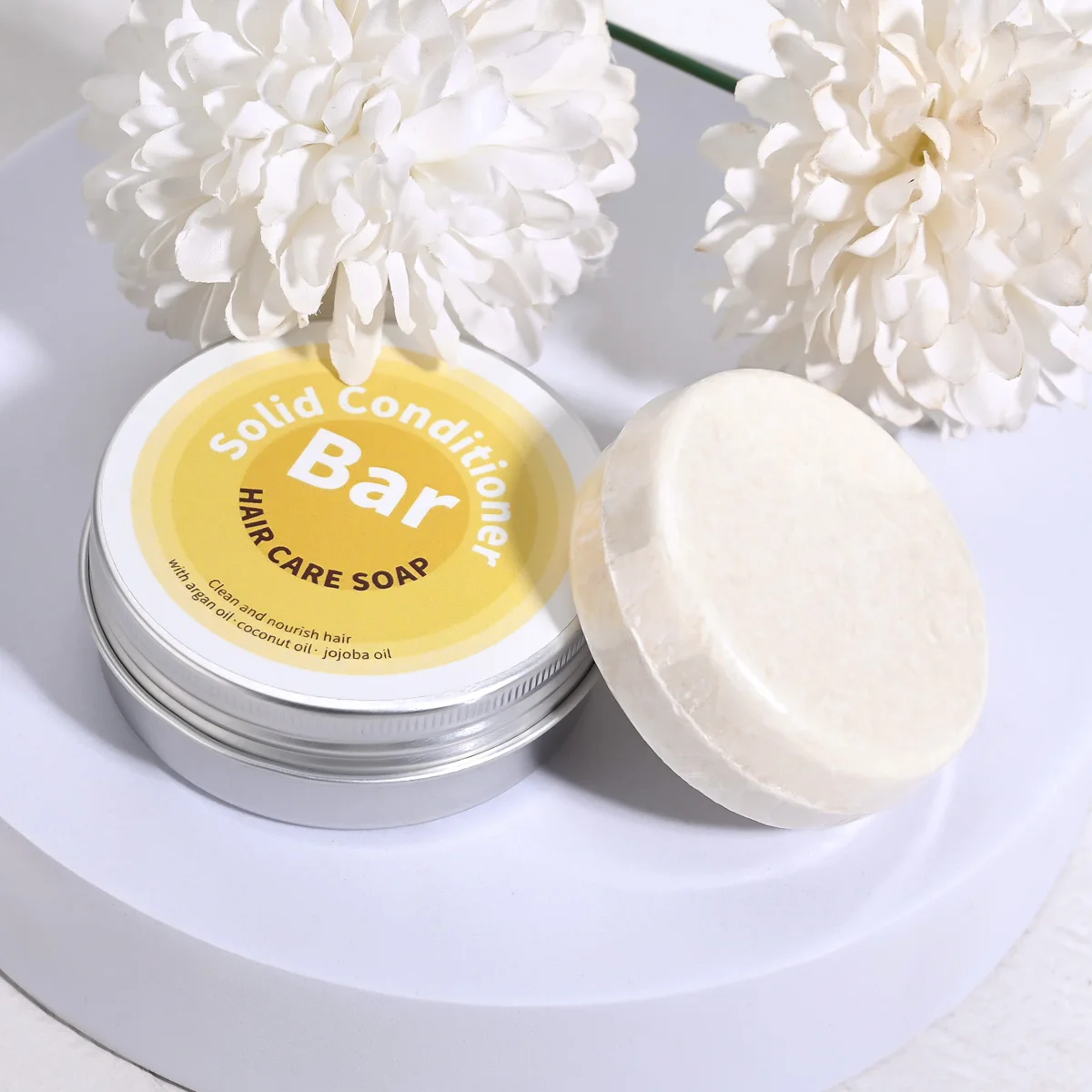 

Мыло-кондиционер для волос с растительным эфирным маслом, богатое в аргановом масле, кокосовое масло, масло Джооба, мыло для глубокого ухода за волосами, используемое с шампунем, мыло