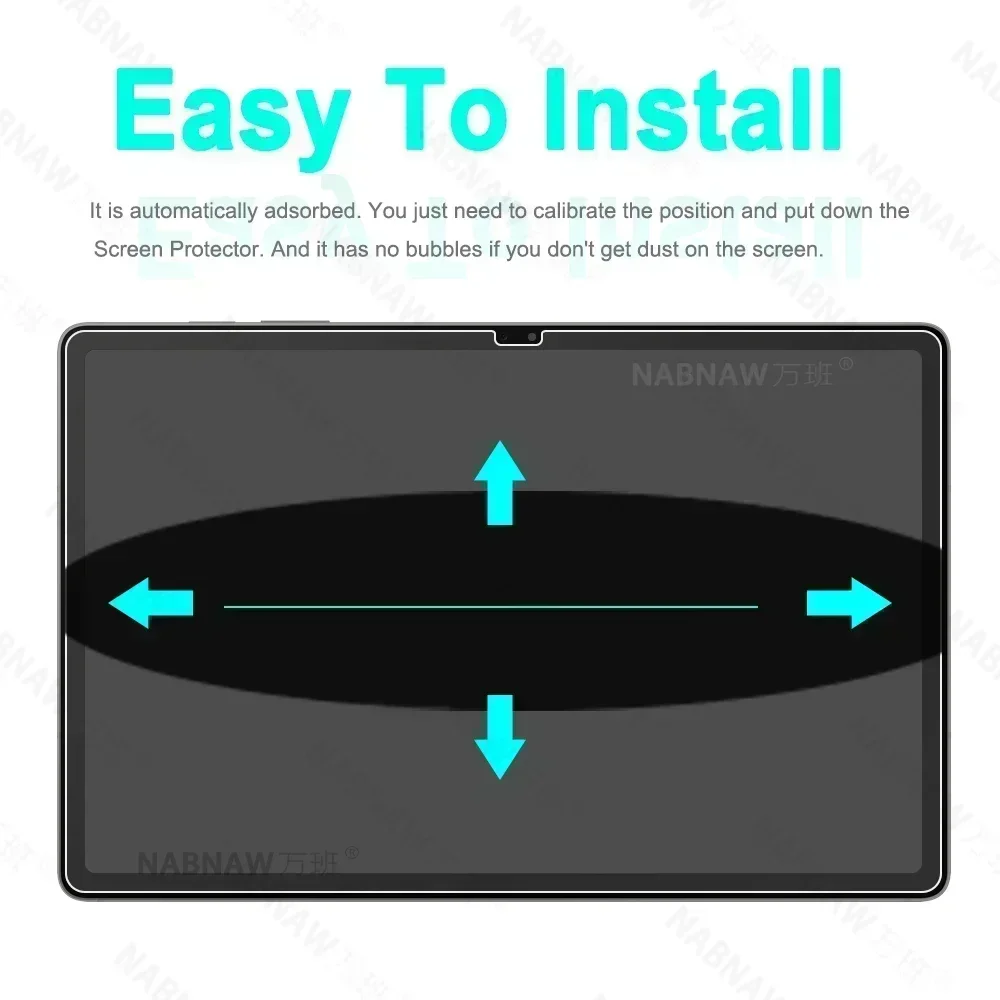 2 قطع HD واقي للشاشة مقاوم للخدش الزجاج المقسى لسامسونج غالاكسي تاب S9 FE + زائد 12.4 بوصة SM-X610 X616B اللوحي فيلم