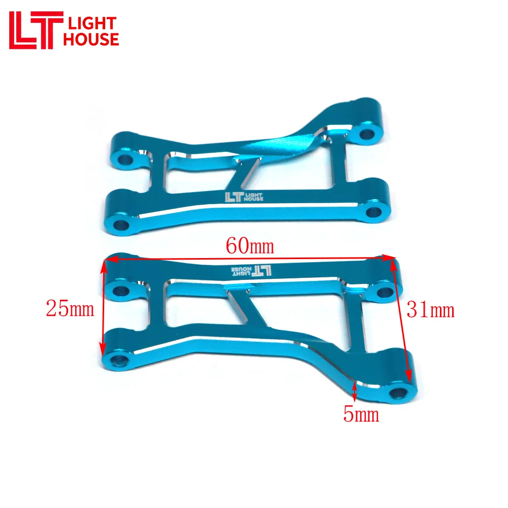 

LIGHT HOUSE Aluminum Front Upper Arm Set For TRX MINI MAXX BL-2s 4WD Brushless Monster Truck 107154-1 Upgrade Parts