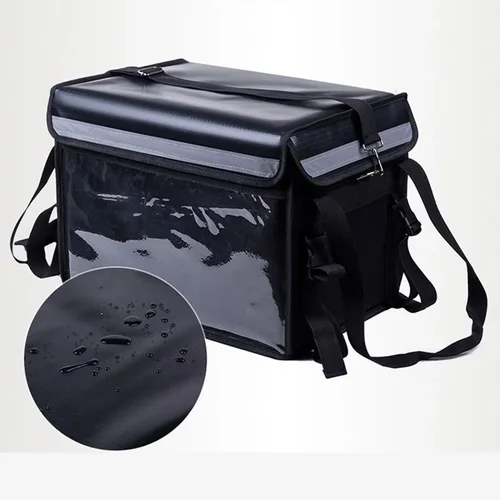 Imagen 2 del producto Bolsa enfriadora Extra grande de 30L, paquete de hielo para coche, almuerzo térmico aislado, Pizza, contenedor de entrega de alimentos frescos, refrigerador