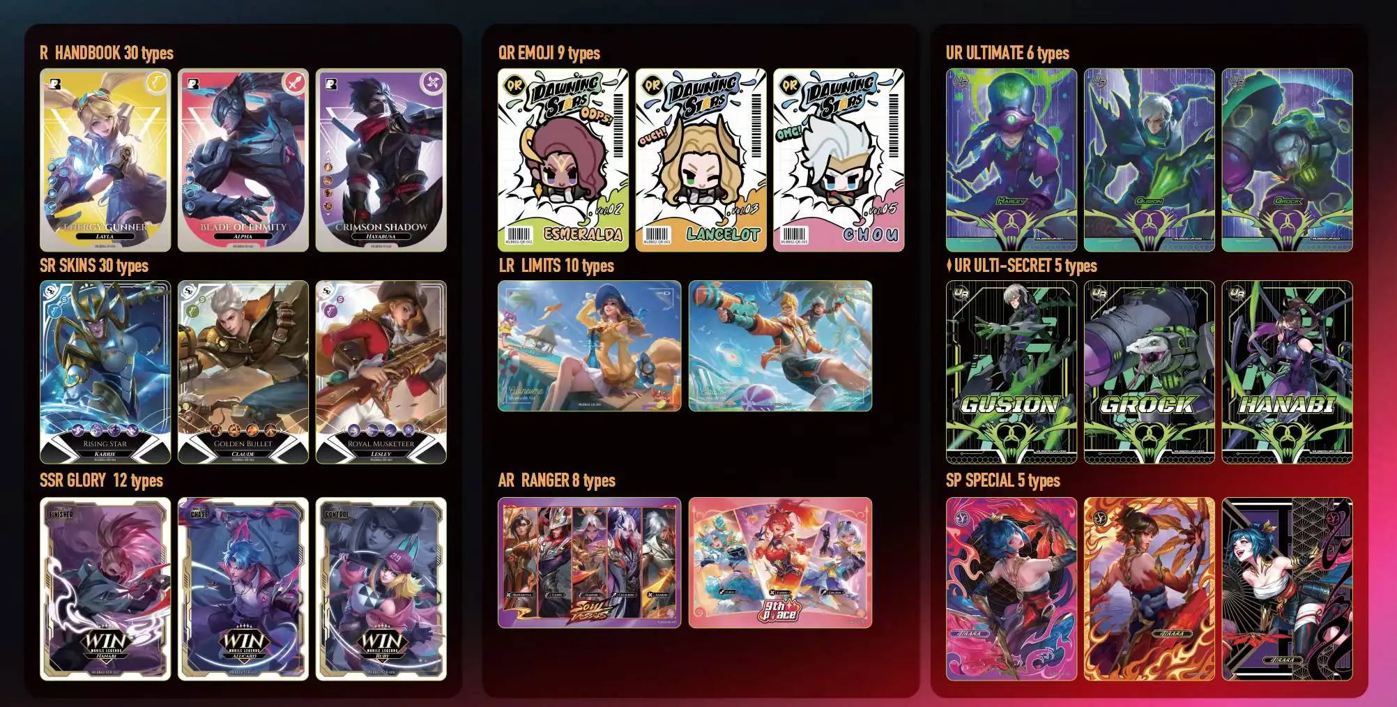 KAYOU Collection Cards Mobile Legends - Vol.2 Endless Origin SEA Edition Rare Holo Board Games Party Game Christmas Gift Kids An