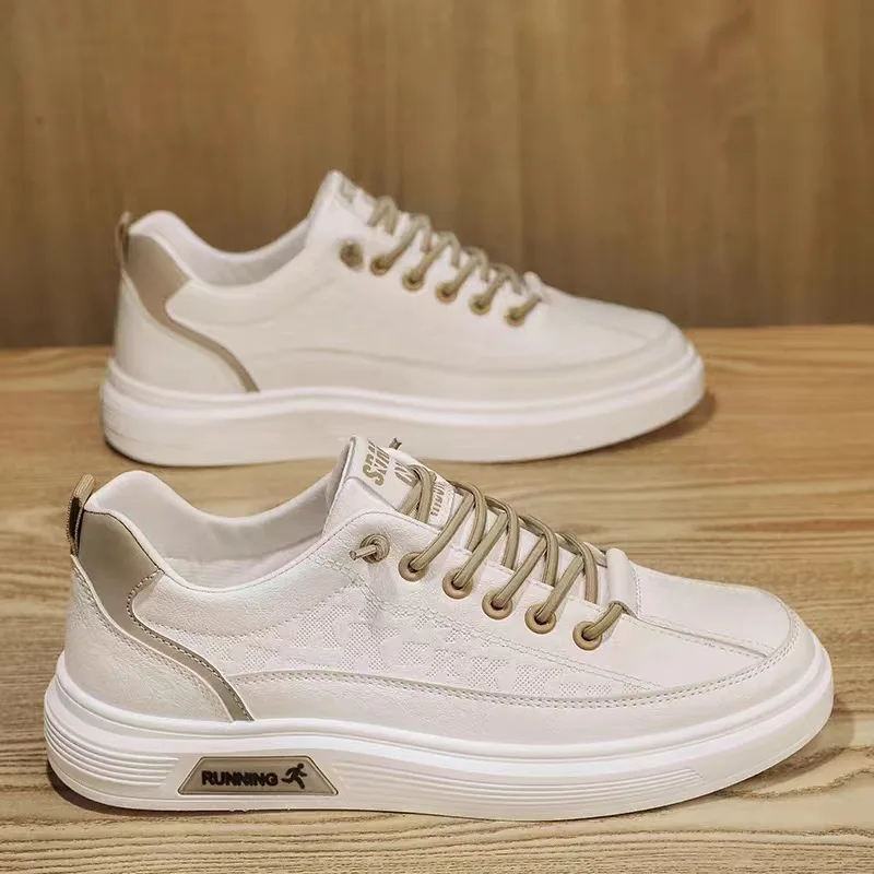 New Shoes for Men Comfortable Flat Men\'s Casual Shoes Outdoor Wild Men\'s Sneakers High End Fashion One Pedal Dress Shoes Male
