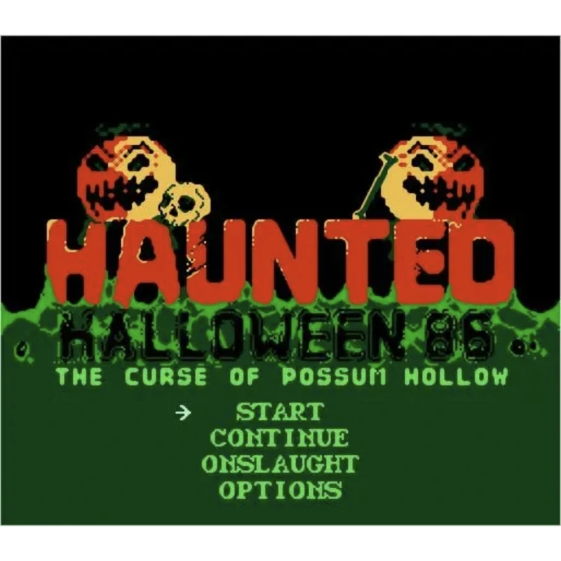 Haunted Halloween '86 (2018) Game Cartridge for NES Console 72Pins Video Game Card