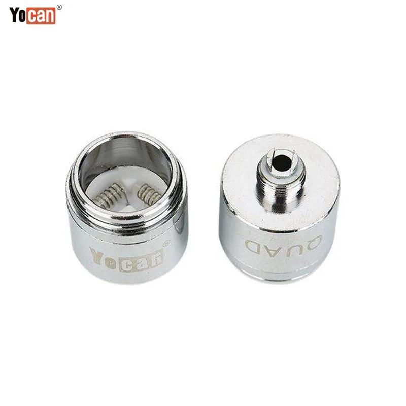 Оригинальный испаритель для сухих трав Yocan Evolve Plus XL, 2-5 шт., сменная катушка, четырехъядерная и керамическая катушка-пончик, подходит для испарителя воска