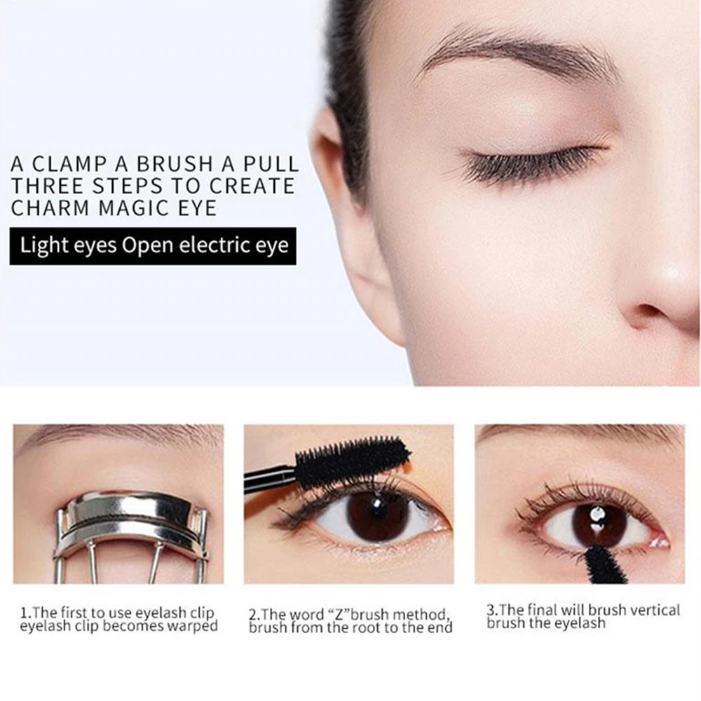 1~5PCS Slim and Thick Curls Waterproof Sweat-proof No Blooming Blow-through Bottle Mascara