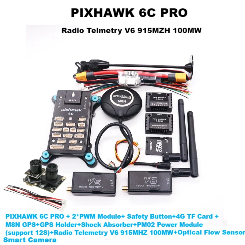 PIXHAWK PX4 2.4.8/PRO/6C PRO PX4FLOW PIX 32 وحدة تحكم في الطيران الطيار الآلي مع 4G SD AN Quadcopter Ardupilot ArduPlane ArduRover