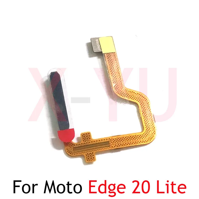 For Motorola Moto Edge X30 20 Lite Home Button Fingerprint Sensor Return Power Flex Cable