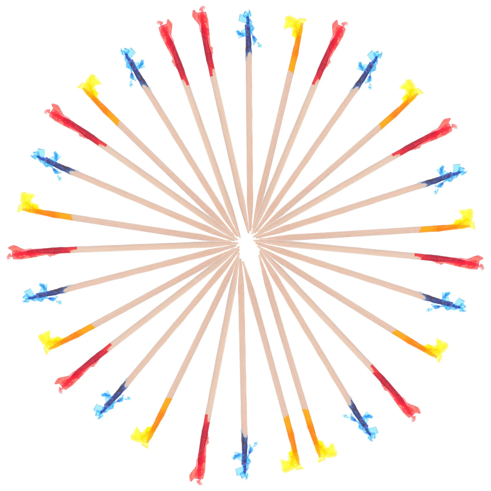 

2400Pcs Fruit Picks Cocktail Sticks - Wooden Disposable Serving Toothpicks for Picnic Party Supplies Vegetable Sushi Fondue