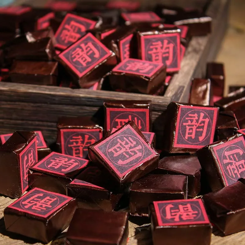 High-end Pu'er Small Square Bricks Label Custom Yunnan Ripe Shu Pu'er Packing 6g/pcs Individually Wrapped Cost-effective Choice