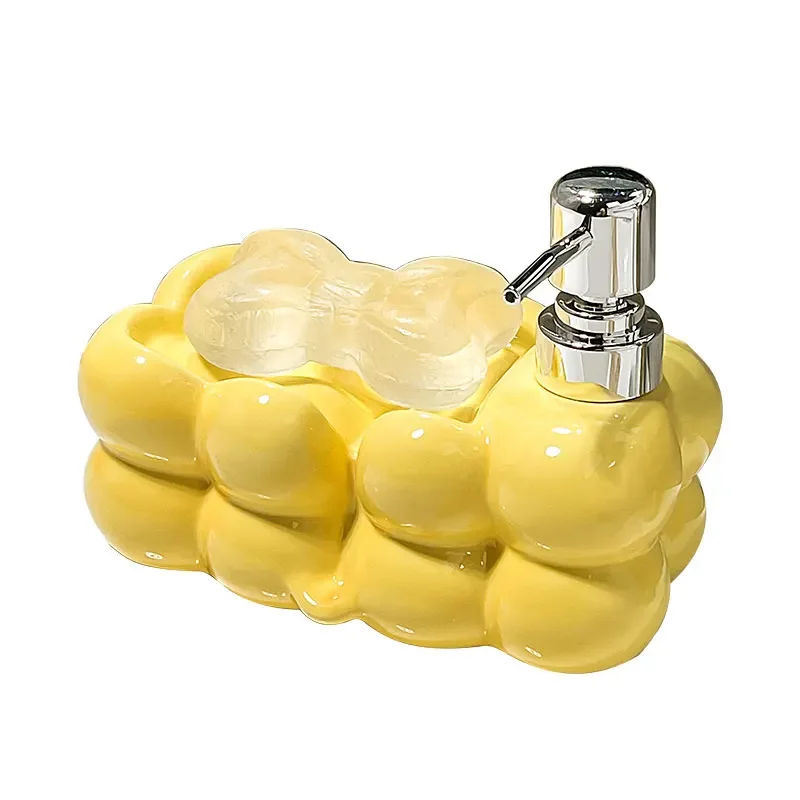 380ml soap dispenser detergent shower gel shampoo lotion bottle soap box large capacity press bathroom accessories