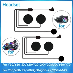 Headset Suitable For Y10/Y10-2x/Y20/Y20-2x/Y20max/Y60/Y70/Y80/Y80-2x/Y06/Q08/Q08-2x/Q58max Motorcycle Helmet Bluetooth Intercom