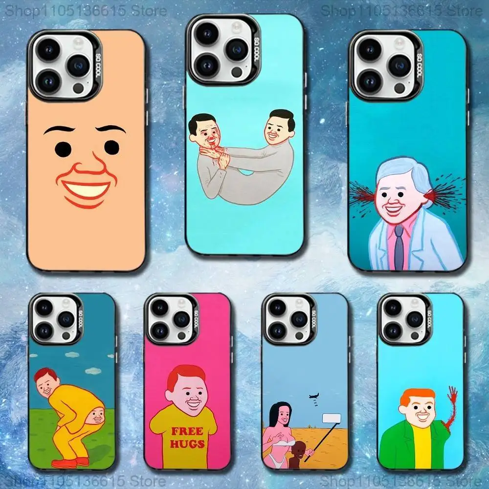 

Funny J-Joan C-Cornella Art Phone Case For iPhone 11,12,13,16,14,15,Mini,Pro,XS,MAX Black Matte Shockproof Cover
