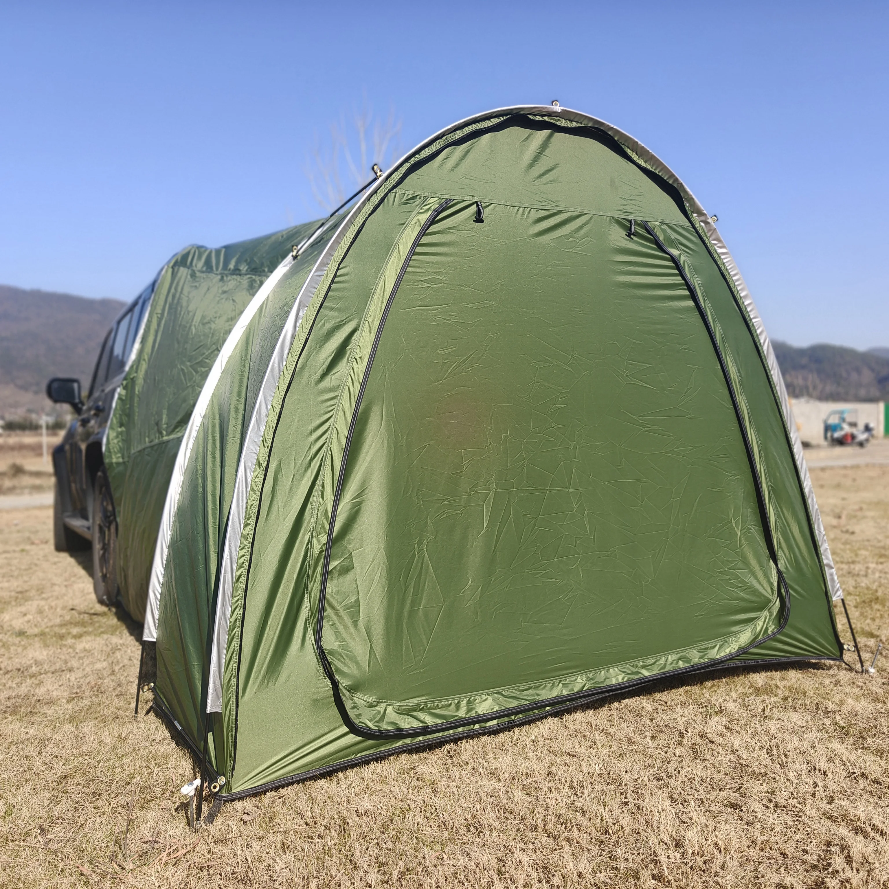 

Многофункциональная палатка для активного отдыха, подключаемая к автомобилю, палатка для хэтчбека, палатка-кемпер для внедорожника, палатка для задней двери автомобиля, палатка для внедорожника, палатка для кемпинга на задней части автомобиля