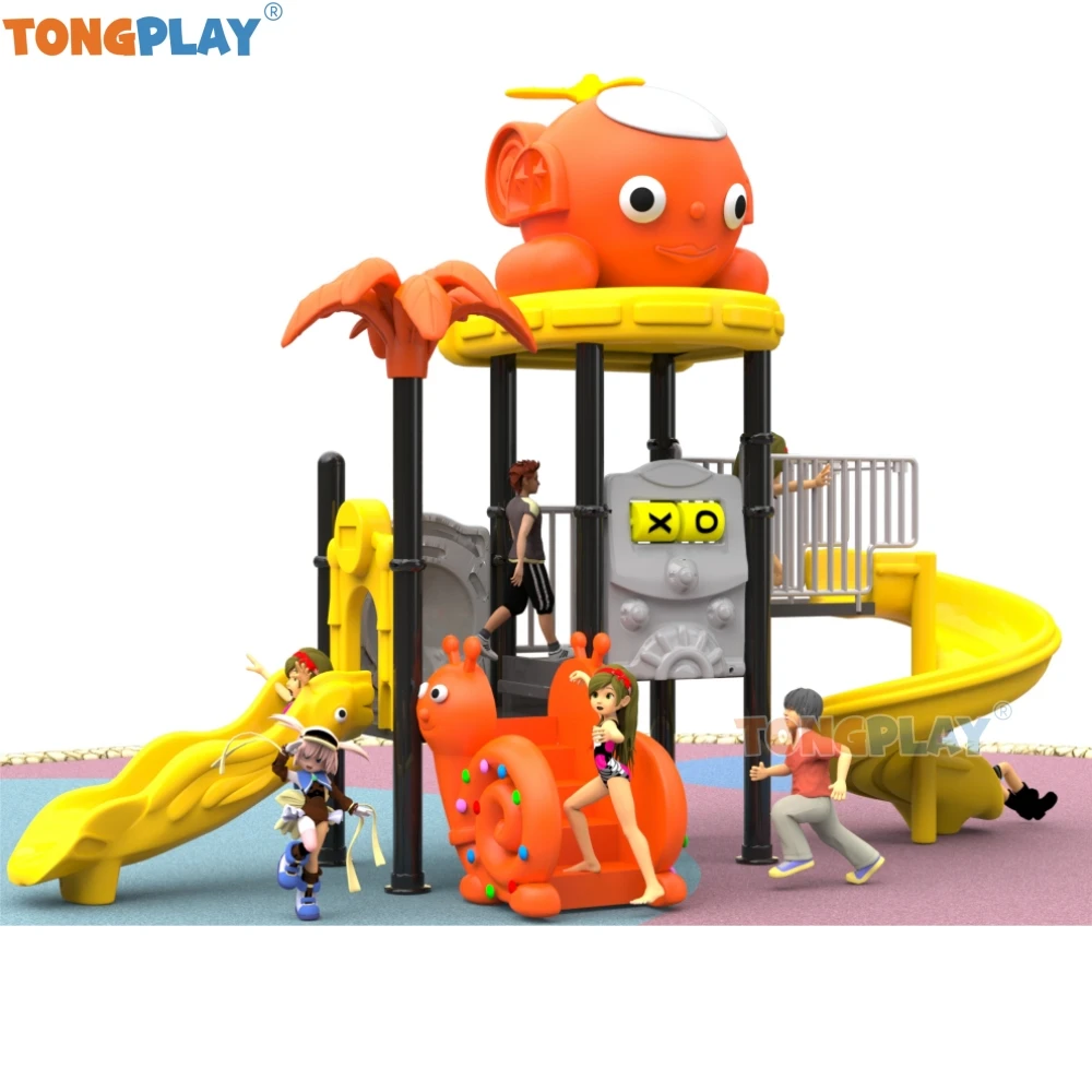 

Plastic slide attachment China Supplier Children Plastic Outdoor Playground Set Slides