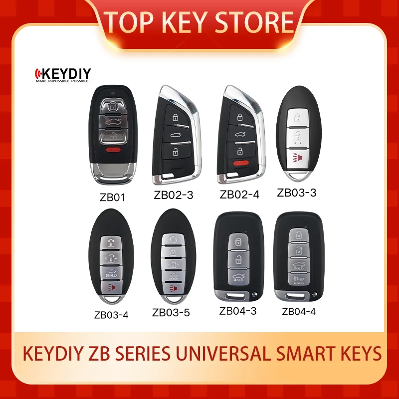 

10PCS KeyDiy Keyless Universal smart key ZB01 ZB02-3 ZB02-4 ZB03-3 ZB03-4 ZB03-5 ZB04-3 ZB04-4 ID46/47/48/49/4A KD900/MINI/X2/X4