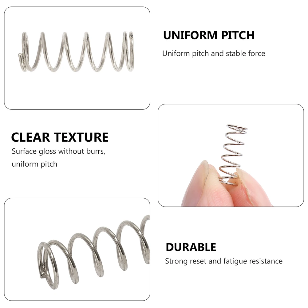 

18pcs Black Springs for Bass Electric Guitar Parts Bridge Saddle Springs Guitar Supplies Pickup Accessories Replacement