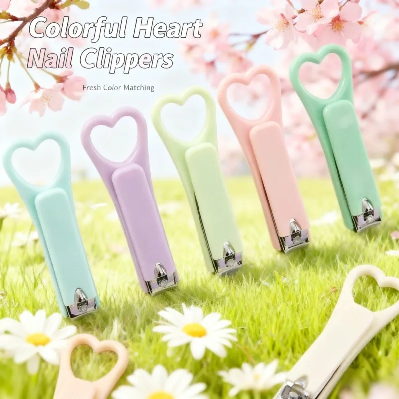 49pcs Portable Foldable Love Nail Clippers Essential Manicure & Pedicure Tools | Top Gift for Christmas Thanksgiving & New Year