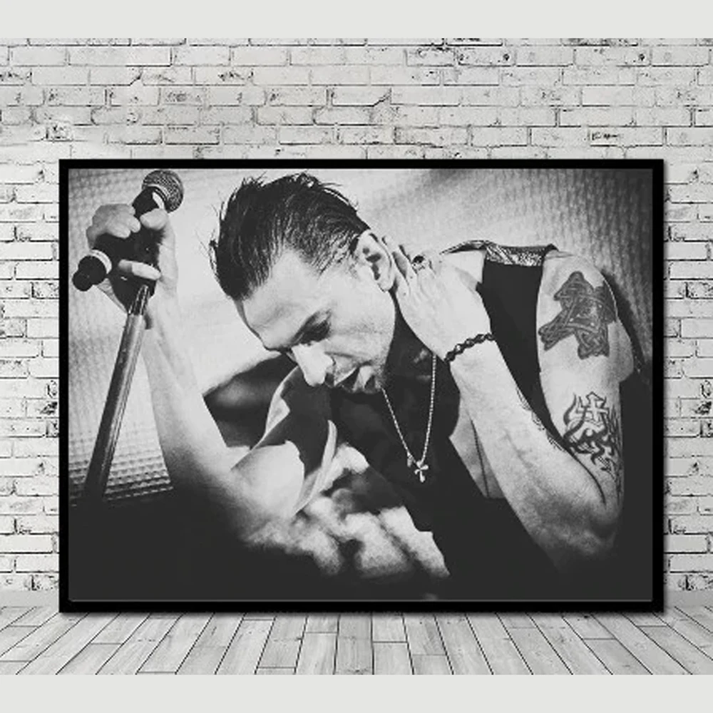 Depeche_Modes Poster English Electronic Music Band Canvas Painting Modern Wall Art Prints Picture for Living Room Decoration