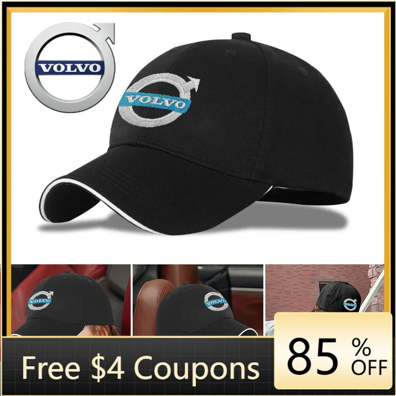 

Steering Covers Car Decoration Baseball Cap Auto Logo Sun Hat For Volvo V60 V40 XC90 S60 C30 XC60 V50 XC40 S80 V70 S90 Olestar A