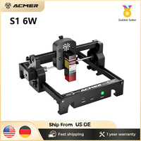 ACMER S1 6W Mini Portable Laser Engraver High Precision CNC Cutting Tools Engraving Machine for DIY Wood Glass Acrylc Beginner