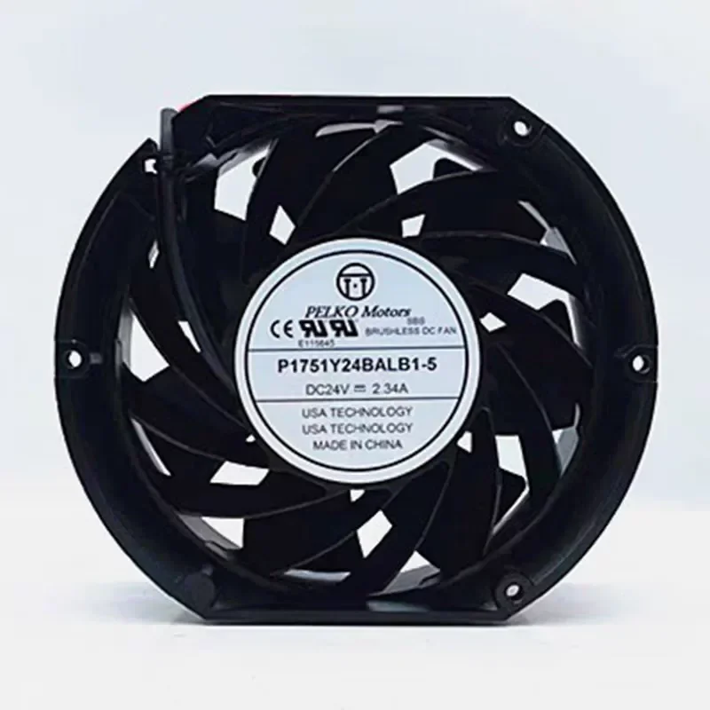 For PELKO MOTORS G1751Y24BALB1-5 DC24V 2.34A 17cm Inverter Cooling Fan