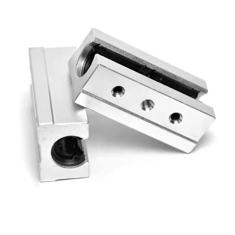 Optical Axis Open Linear Slide Bearing SBR12/16/20/25/30LUU Extended Aluminum Alloy High Precision Interchangeable