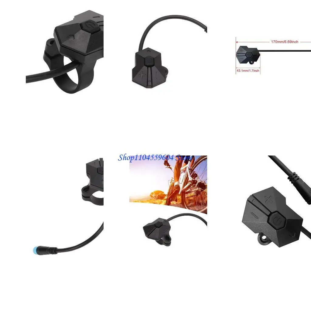 

Контроллер переключателя кнопок 12QM для Bafang P850C 4PIN Bike Clack Complonge Controller Accessories Модифицированные детали