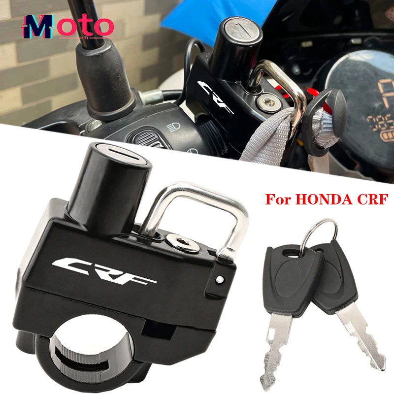 For HONDA CRF150R CRF250R CRF250X CRF450R CRF450X CRF 250 450 RX CRF450L Motorcycle Accessories Helmet Lock Anti-Theft Helmet