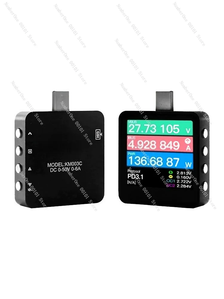 PD3.1 Trigger USB-C Digital Power Meter High Precision Voltmeter Ammeter Multi Protocol Fast Charge Detector