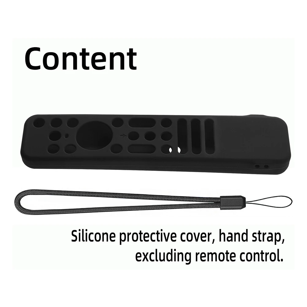 

Silicone Remote Control Case Anti-slip Drop-Proof Shell with Lanyard Smart TV Accessories for SONY RMF-TX810U TX811U TX910U 2023