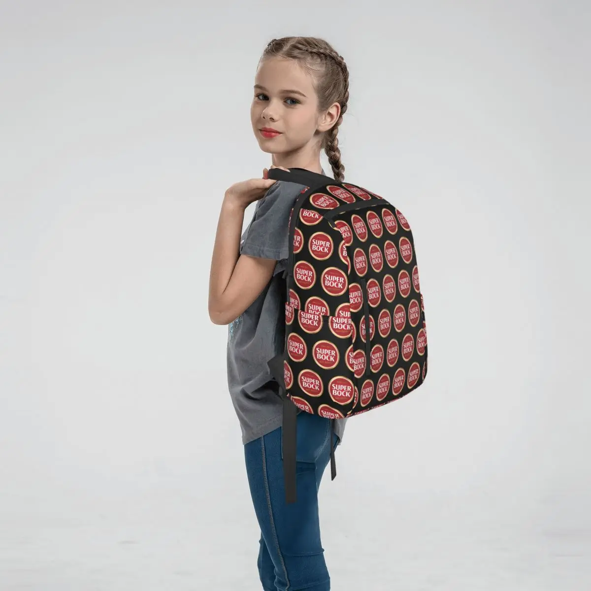 Super Bock Since 1927 Backpack Large Capacity Boys Girls BookBag School Bag Shoulder Bags for Men Women