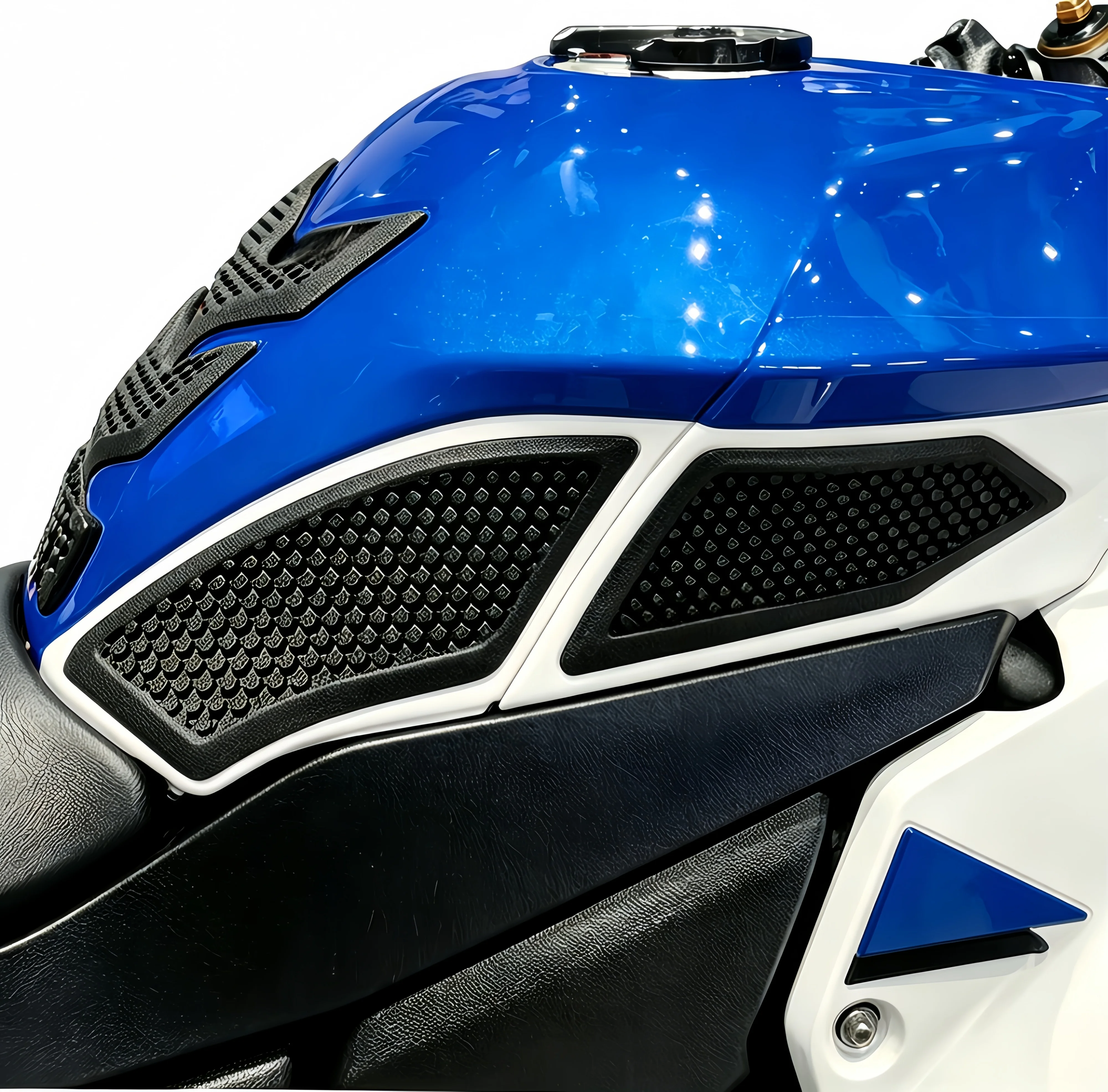 New Motorcycle For YAMAHA YZF R7 YZFR7 2026 Accessories Non-slip Side Fuel Tank Pad Stickers Waterproof Rubber Sticker Black Kit