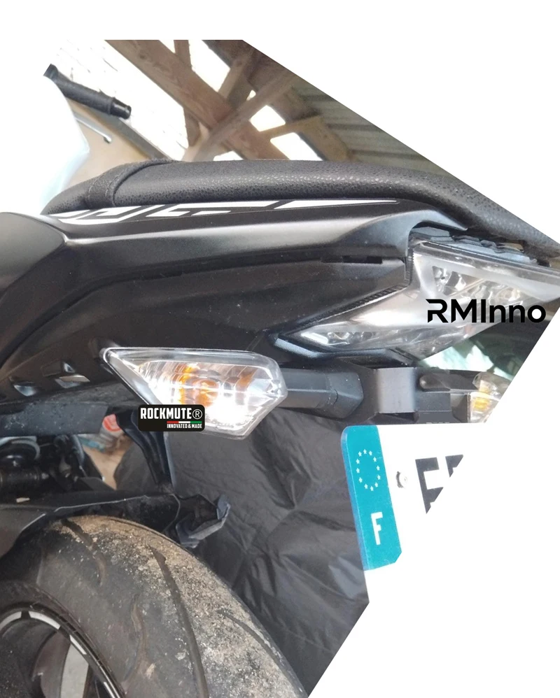 For KAWASAKI Z650 NINJA 650 17-25 License Bracket Registration Plate Holder Rear Fender Eliminator Short Tail 2025 2024 2023 22 image 3