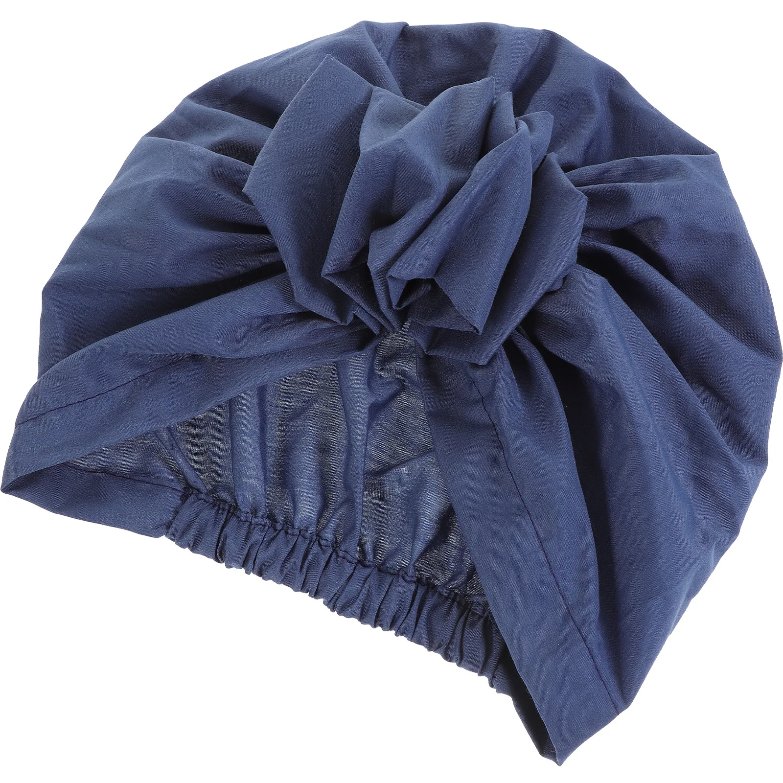 

Elastic Floral Turban Hat Vintage Heads Wrap Lightweight Decorative Flower Headband for Women Wedding Prom Turban Hat for Women