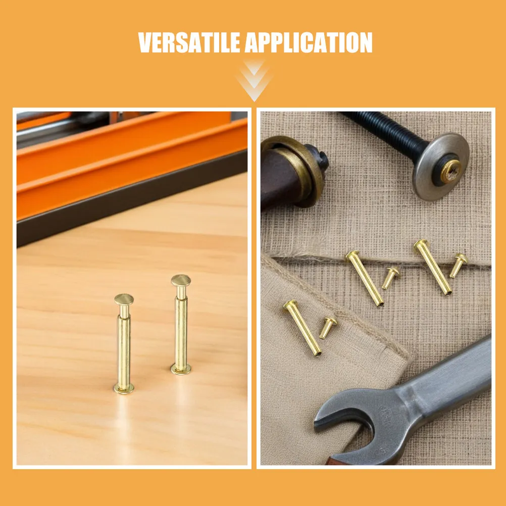 20-Piece Folding Fan Rivet Nut Repair Kit – 26mm Metal Fasteners for DIY Fan Restoration