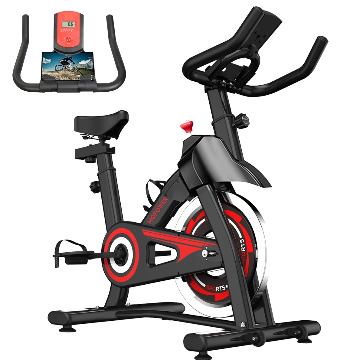 Bicicleta ergométrica Python Fly ultra silenciosa, equipamento de ginástica magnético para uso doméstico, equipamento de ginásti