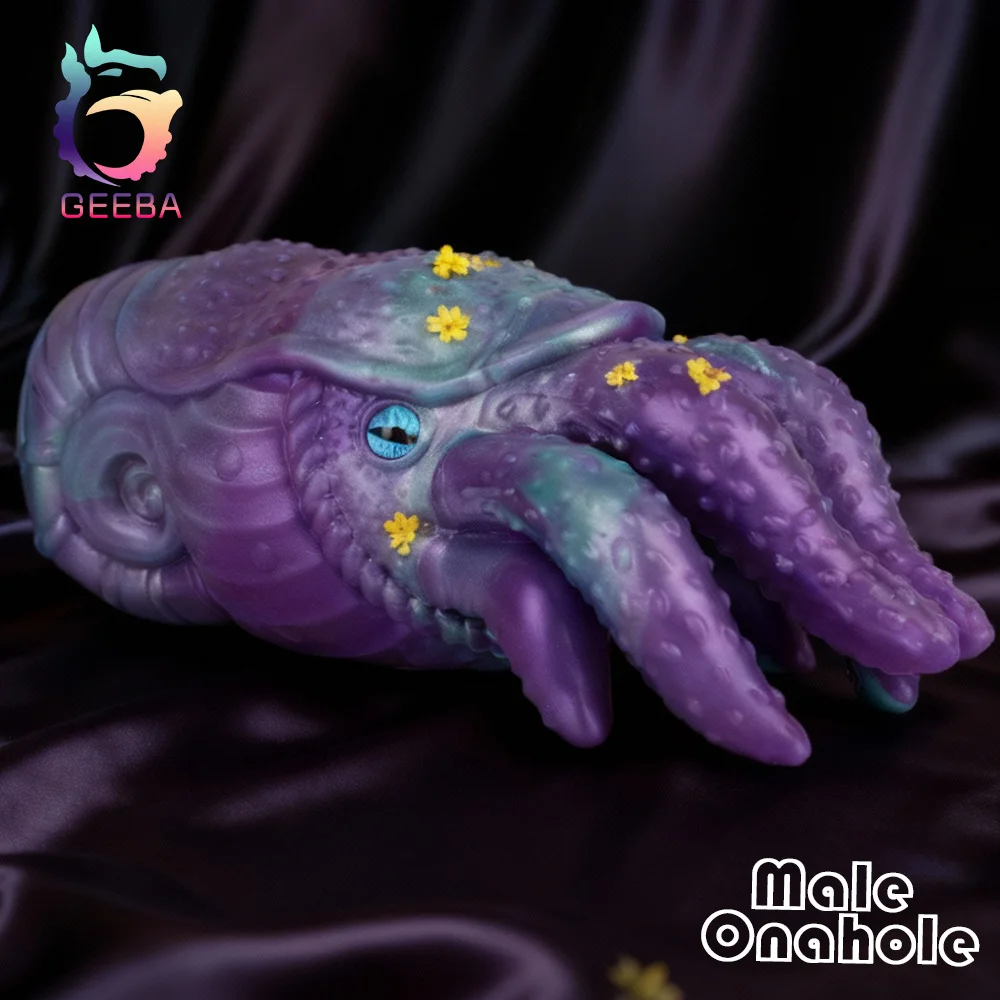 GEEBA الخيال Cthulhu مخلوق الضارب للرجال 18 + سيليكون ذكر الاستمناء جيب كس Onahole الكبار الجنس لعب الكبار لوازم #1