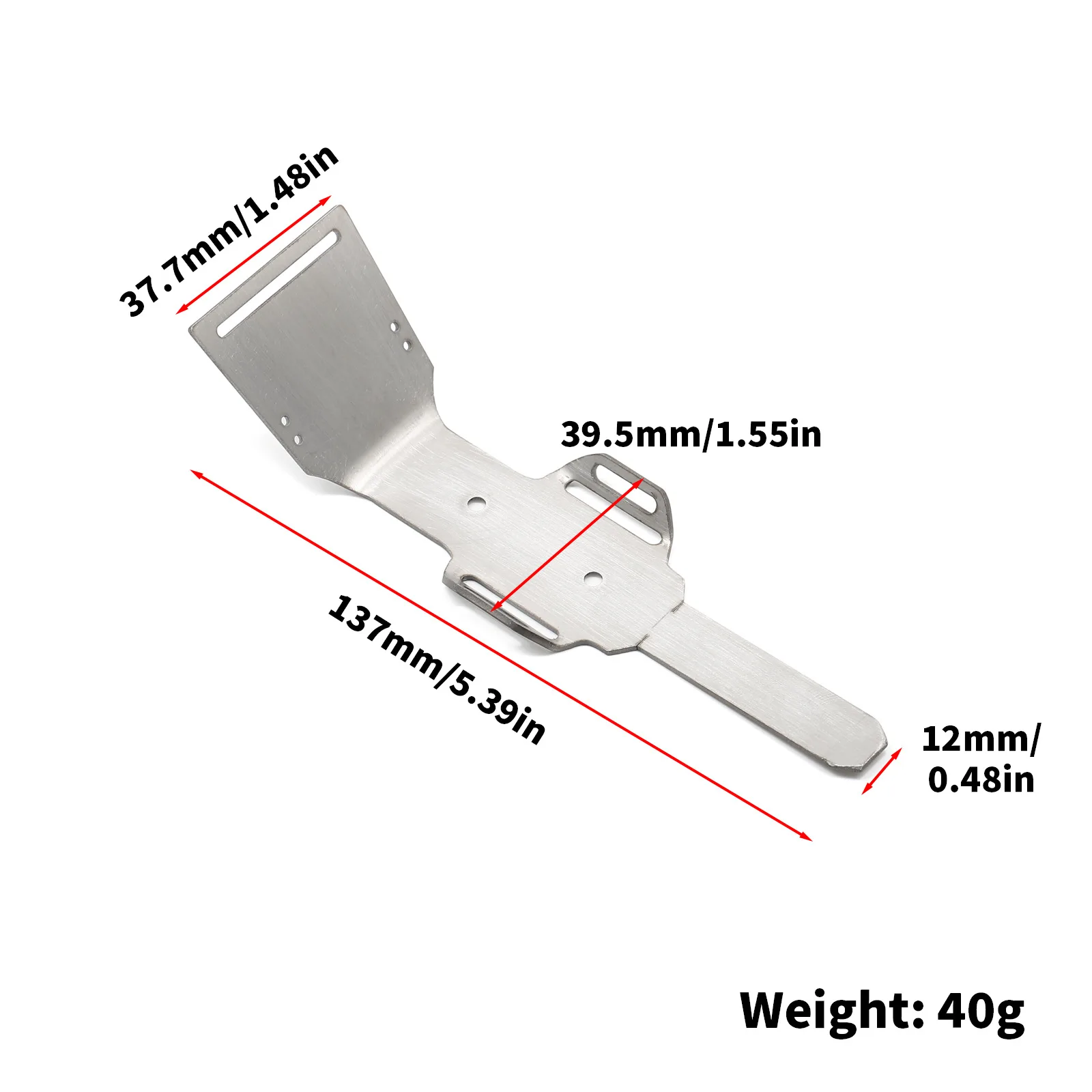UDIRC GR S10 Ud1002 Stainless Steel Chassis Armor Guard Protection Protector Skid Plate RC Car Upgrade Parts Accessories