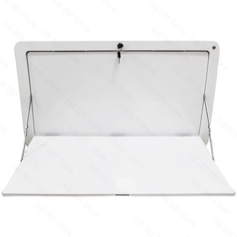With lock Exterior Side-mounted Motorhome  RV Outdoor Lighted Folding Plastic External Tilt Dining Table  Caravan Accessories