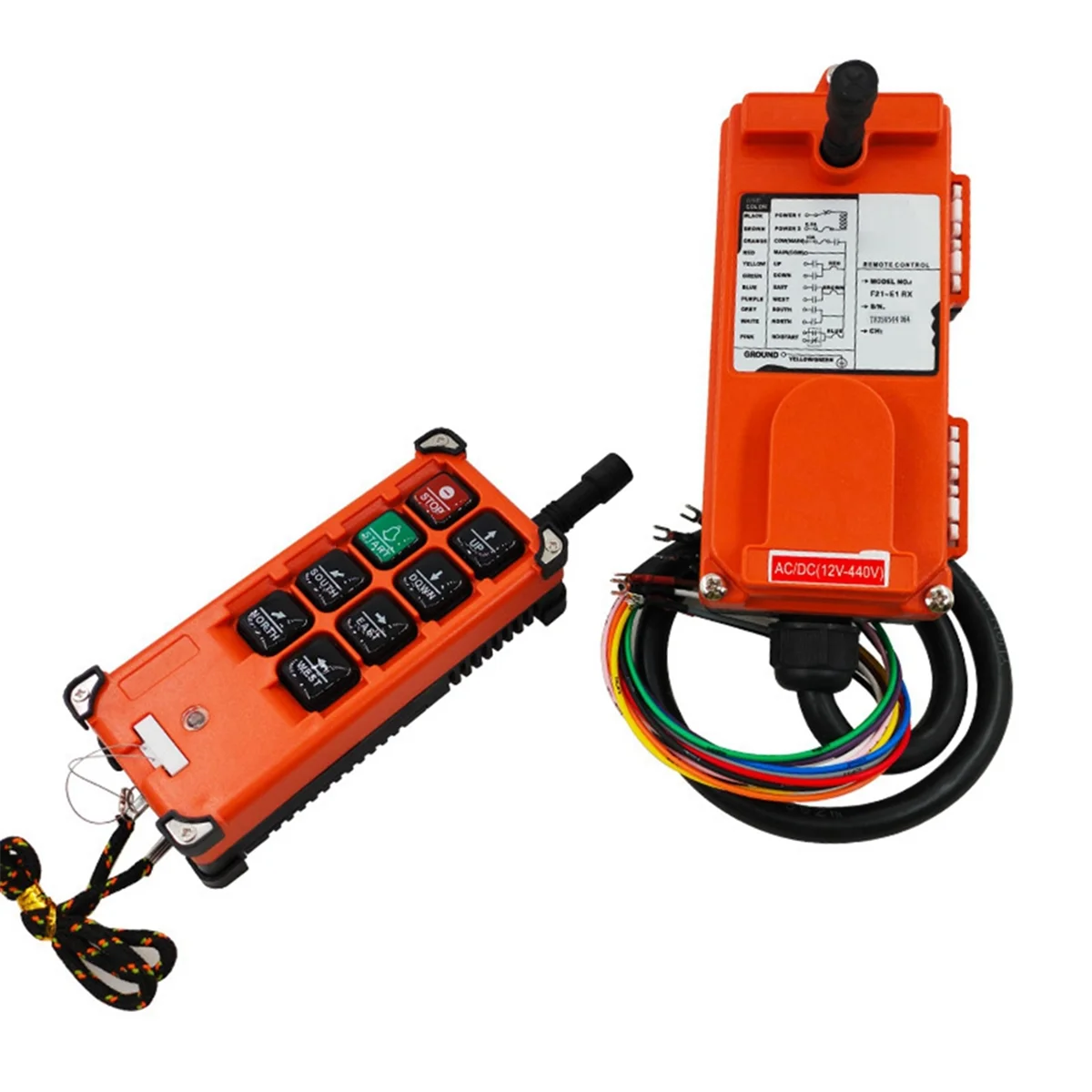 -E1B AC 220V Wireless Industrial Remote Control Switch is Suitable for Crane Control Crane