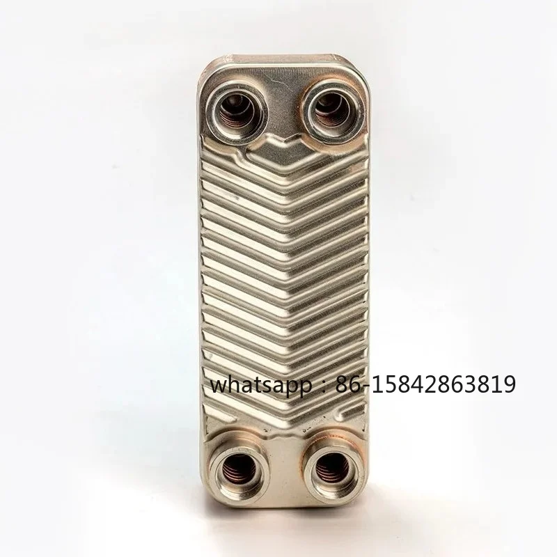 Stainless Steel Brazed Plate Heat Exchanger Oil-water Cooler Fluorine Evaporator Condenser Small Oil-water Cooler