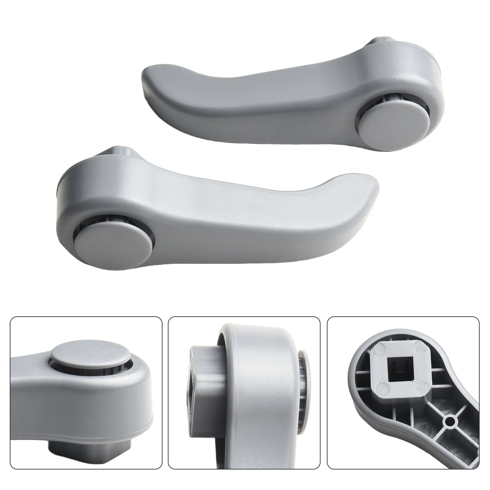 2Pcs Front Seat Adjustment Handles Grey Handle For Clio 2 For Twingo 1 7701209658 7701470827 Car Interior Accessories