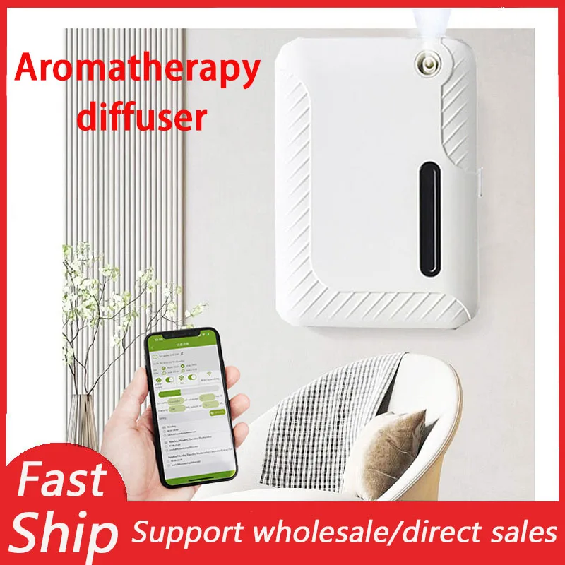 Aromatherapy Diffuser 250ML Large Capacity Aromatherapy Diffuser Wall Mounted Hotel Bluetooth Wifi Intelligent Air Aroma Diffuse