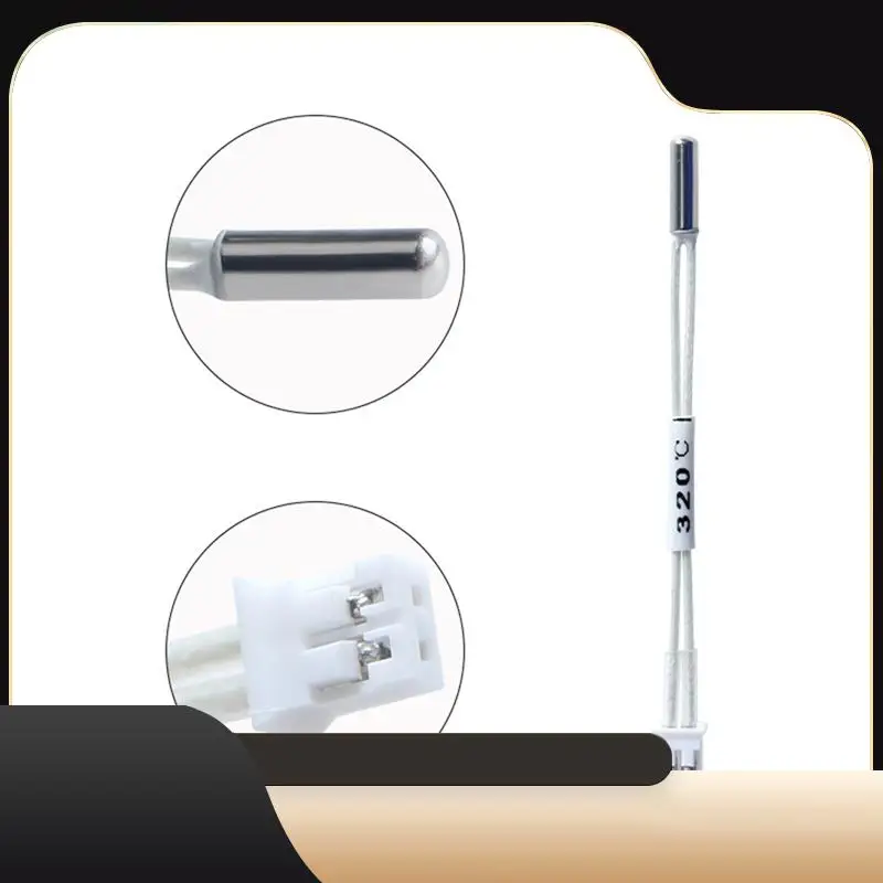 

Термистор для 3D-принтера, 100 К, 24 В, 60 Вт, высокотемпературный термистор Ph2.0, терминал для Creality K1/K1 Max Hotend-T44C