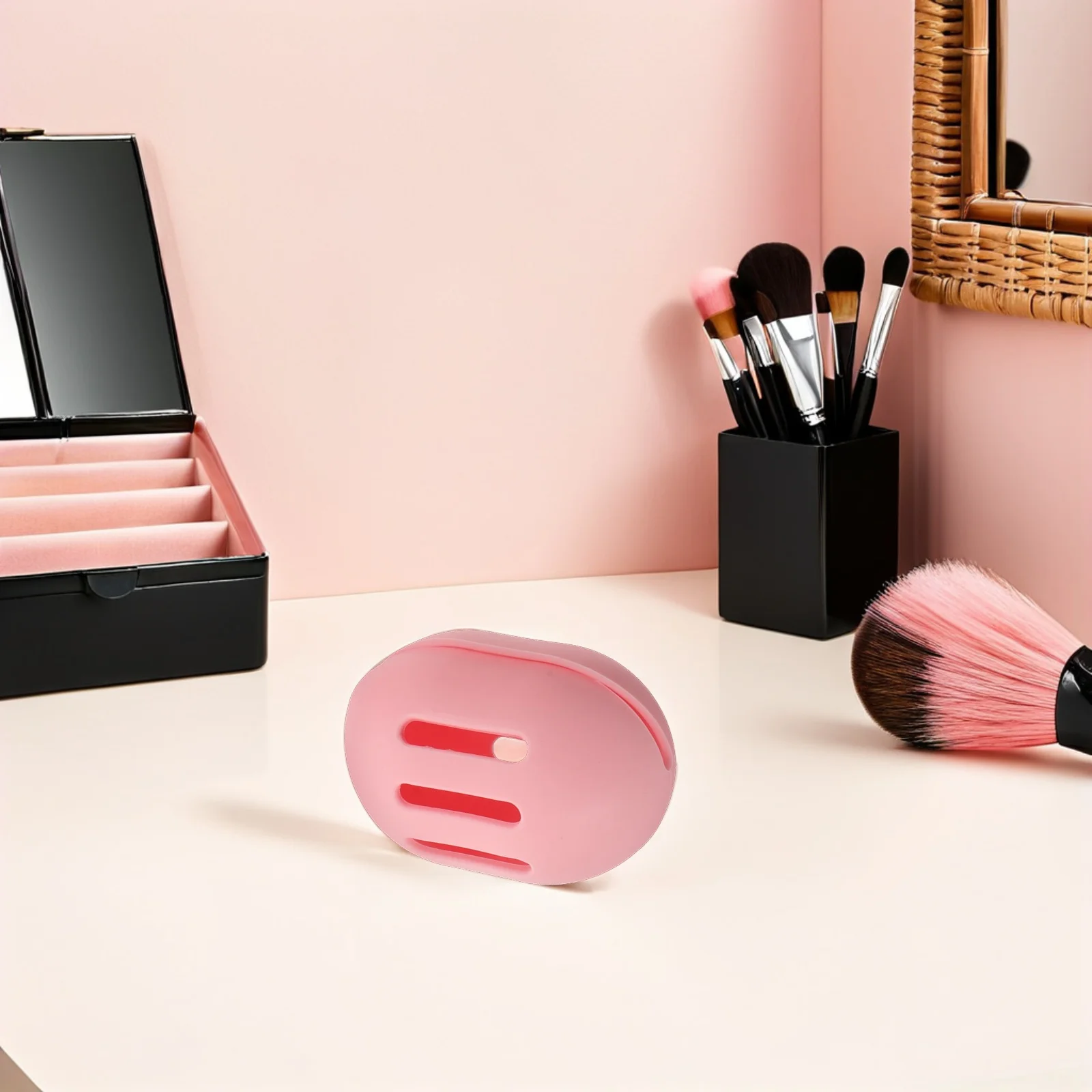 

5 Pcs Beauty Egg Storage Rack Makeup Puff Holder Case Container Sponge Carrying Blending Sponges Protector Cream