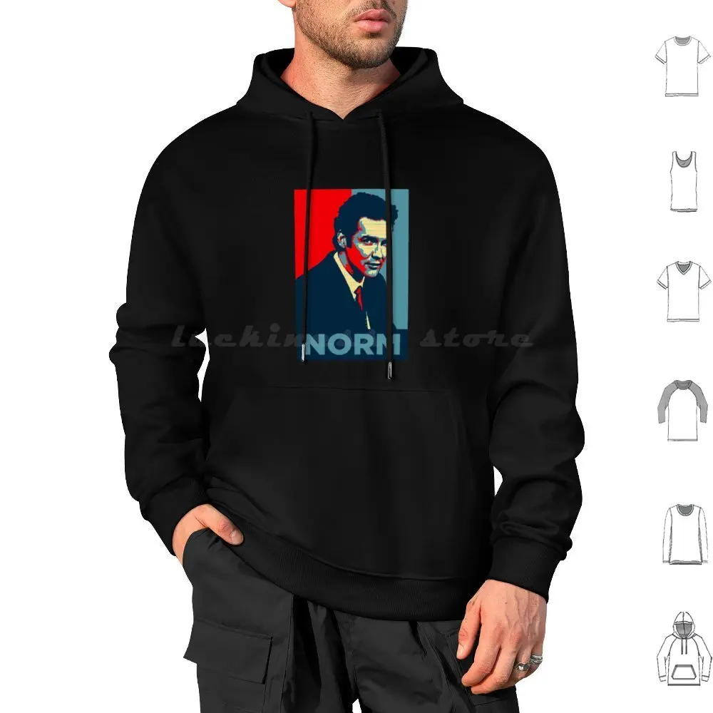 Norm Macdonald Political Poster Hoodies Long Sleeve Norm Normmacdonald Obama Hope Snl Politics Saturdaynightlive